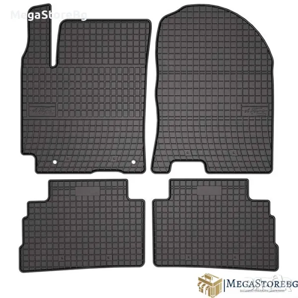 Гумени стелки Frogum съвместими с Hyundai Kona 2017-2023, снимка 1