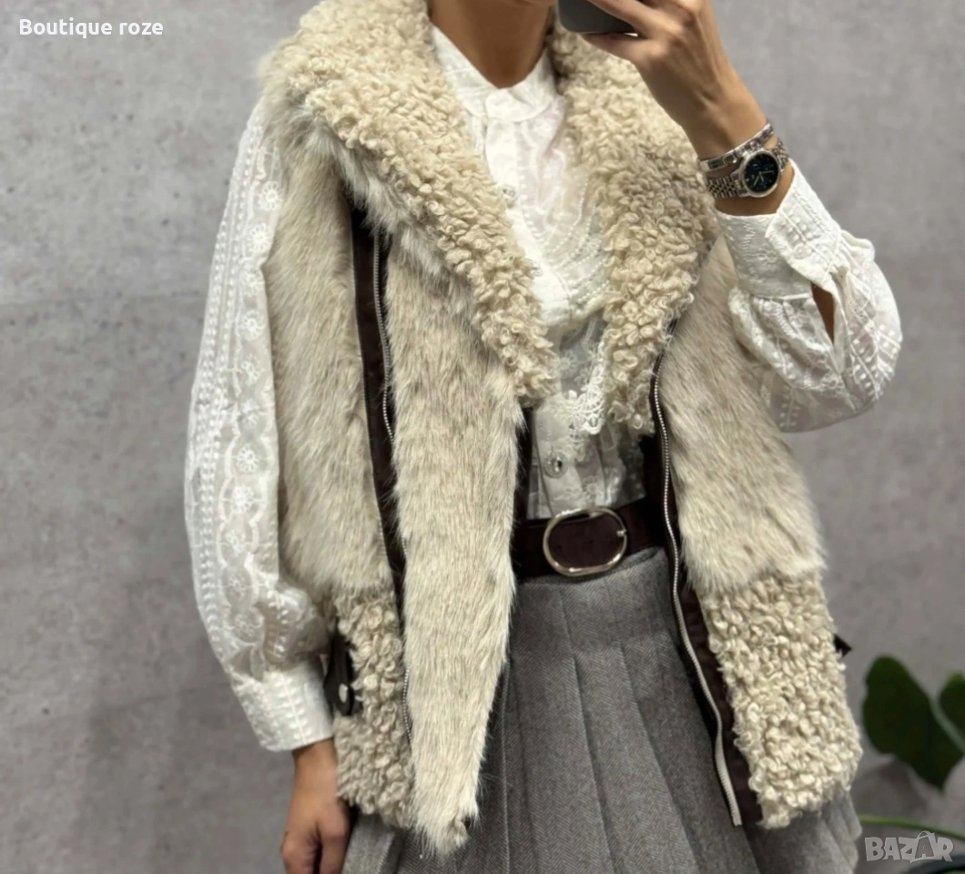 бежов елек , снимка 1