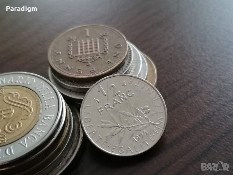 Монета - Франция - 1/2 (половин) франк | 1995г., снимка 1