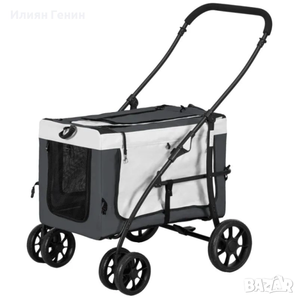 PawHut Кучешка количка за домашни любимци до 10 кг, снимка 1