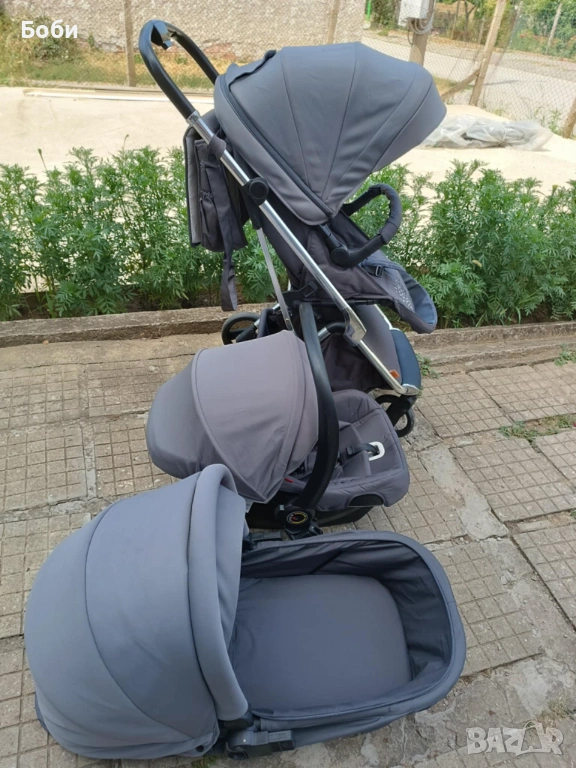 Бебешка количка Chipolino Piruet 3 в 1 , снимка 1