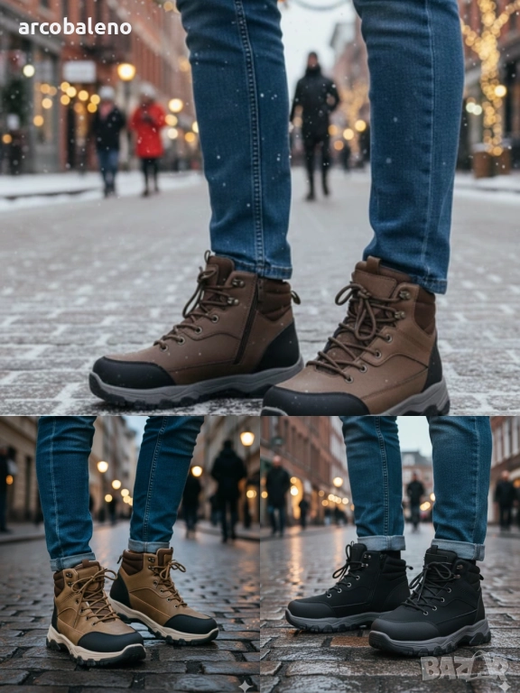 Мъжки ежедневни зимни боти Ryan, 3цвята , снимка 1