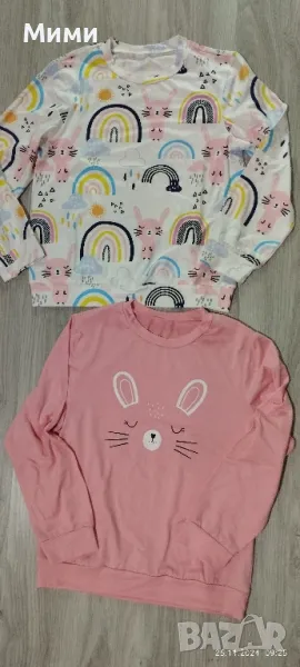 Детски нови блузки за момиченце на 7/8г., снимка 1