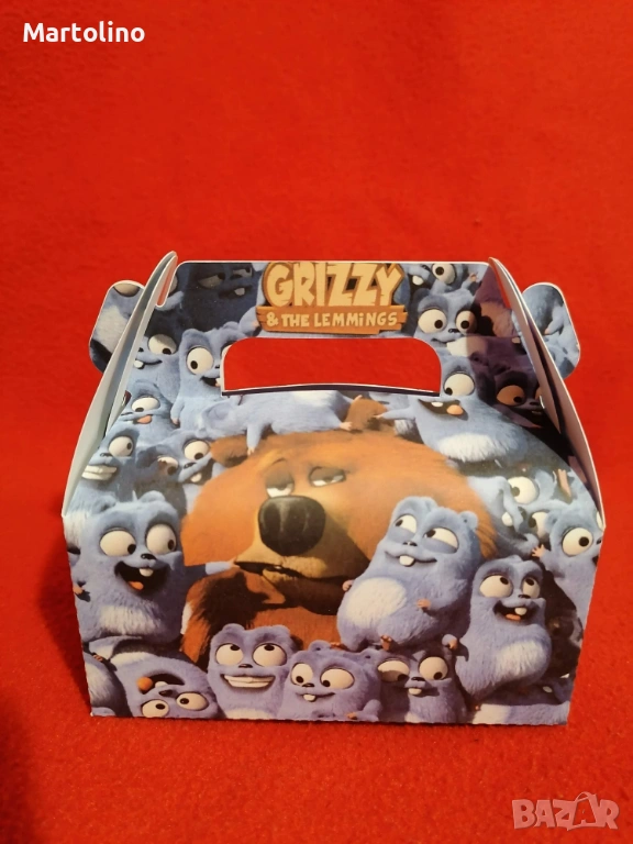 Кутийка за лакомства Гризли и лемингите, снимка 1