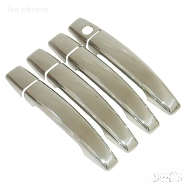 Комплект метални декорации за дръжки - Opel Astra H  Corsa D  Insignia, снимка 1