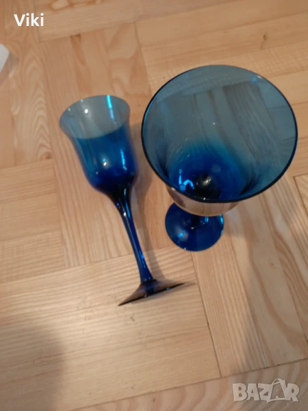 4 бр чаши + ваза, снимка 1