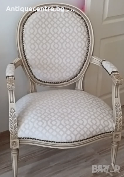 Елегантно кресло , Луи XVI, Франция , снимка 1