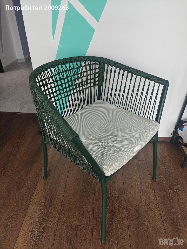 Кресло Ikea зелено - Segerön, снимка 1
