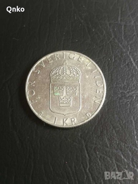 Швеция, 1 крона 1990 D, Sweden, Schweden, снимка 1