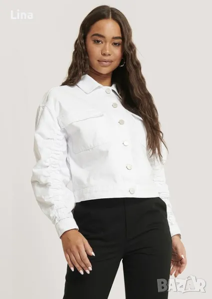 Късо дънково яке , снимка 1