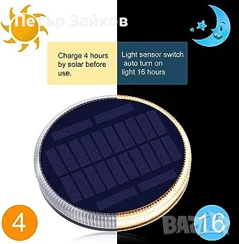 Соларна палубна лампа WILLED, снимка 1