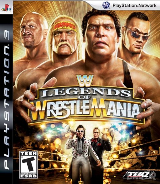 Legends of Wrestlemania - кеч,  игра за PS3, плейстейшън 3, снимка 1