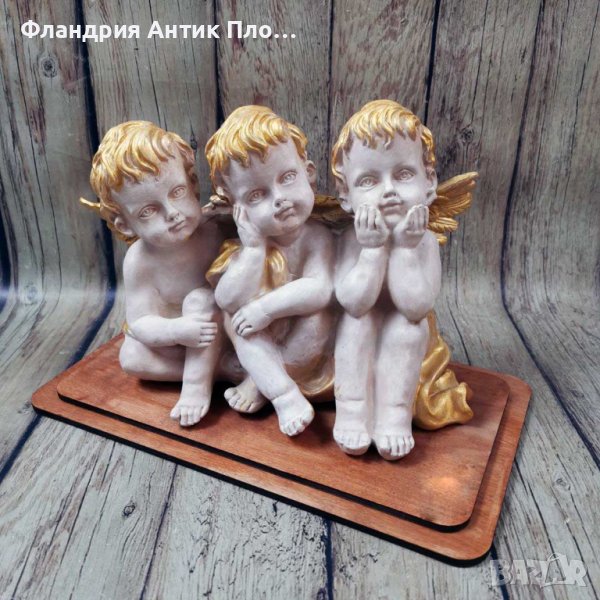 Статуетка - Три ангелчета, снимка 1