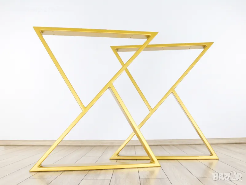 Метални крака за маса, трапезна маса, холна маса, бюро, снимка 1