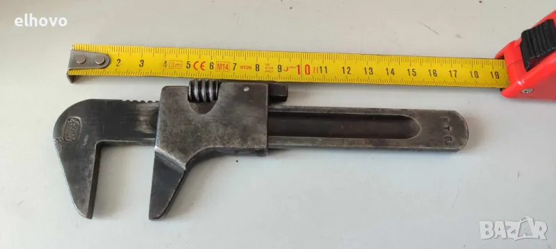 Стар немски регулируем гаечен ключ MAUSER, снимка 1