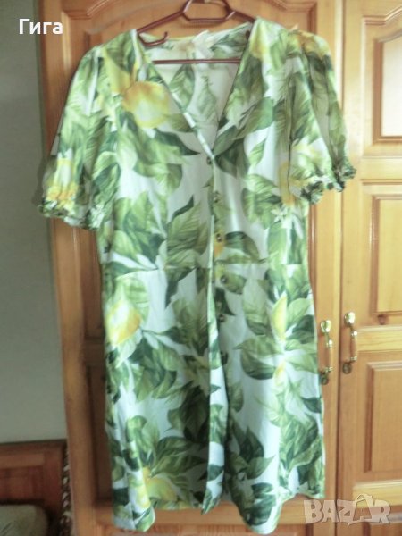 рокля на зелени листа НМ, снимка 1