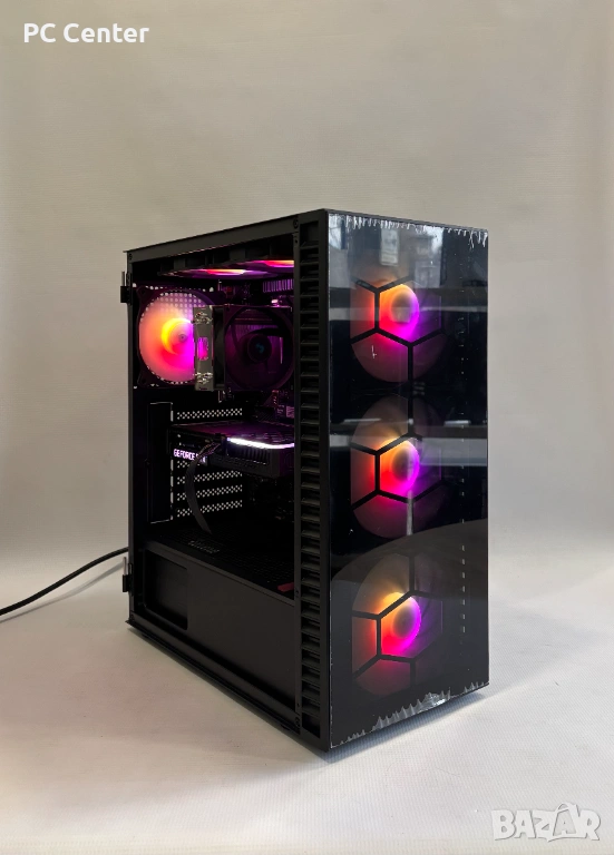 Геймърски компютър AMD Ryzen 7 3700X, RTX 3060Ti 8GB, 16GB ram, снимка 1