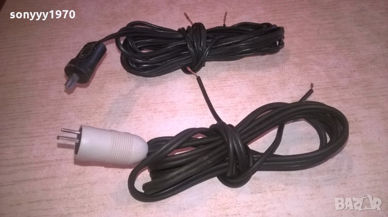 КАБЕЛИ 2БР ЗА ТОНКОЛОНИ-СИВА И ЧЕРЕНА БУКСА, снимка 1