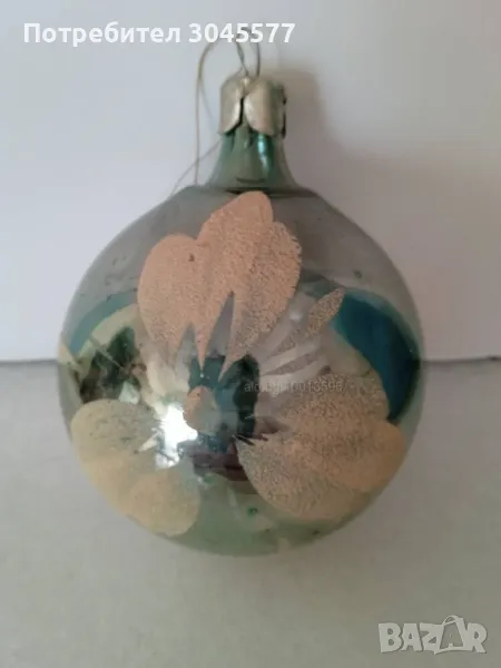 Играчка за елха диаметър 6 см, снимка 1