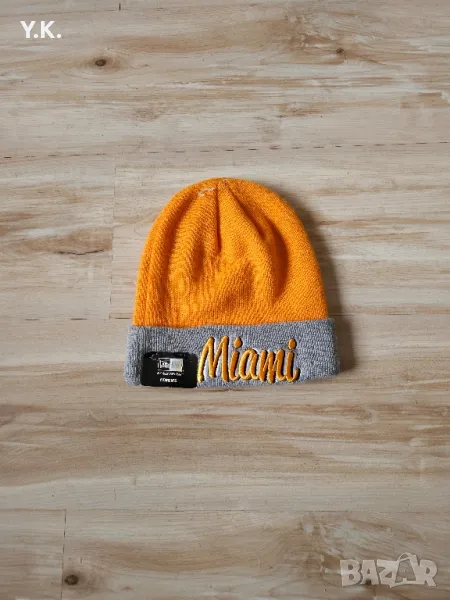 Оригинална дамска зимна шапка New Era x Miami Marlins MLB, снимка 1