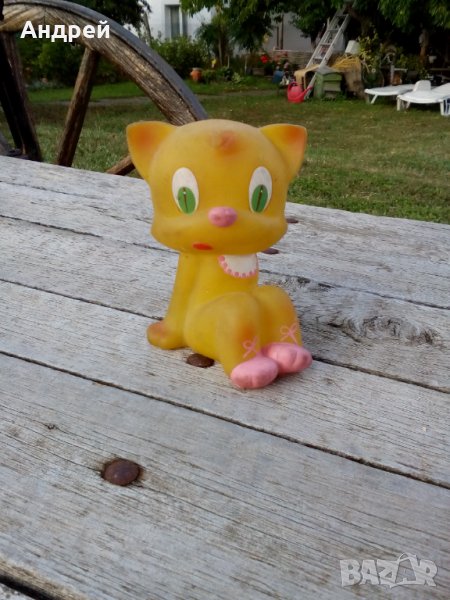 Стара детска играчка,коте,котка #2, снимка 1