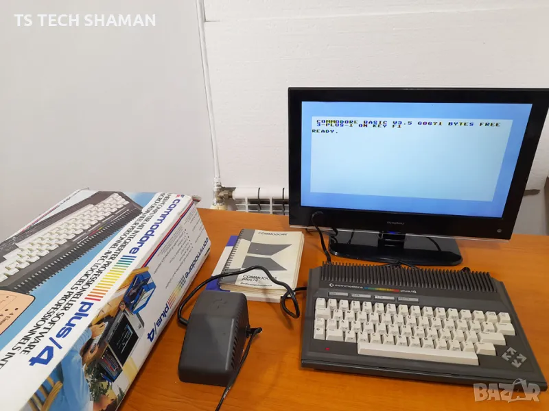 ⭐Продавам рядък осем битов компютър Commodore Plus/4, производство 1984 година⭐, снимка 1