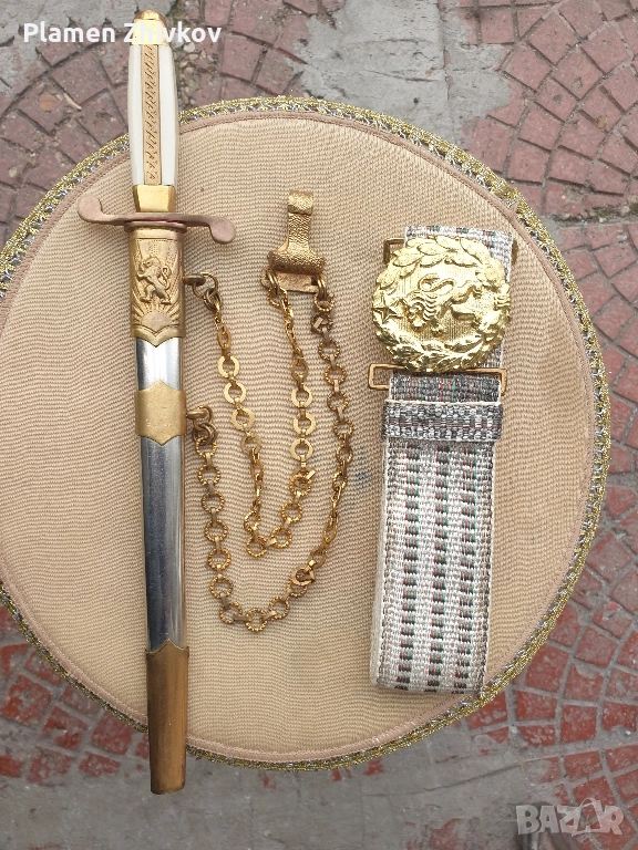 Български параден общовоискови кортик от БНА , снимка 1