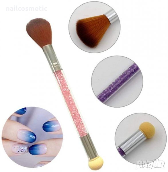 Аеропуф / Четка 2 в 1 - омбре, декорации, снимка 1