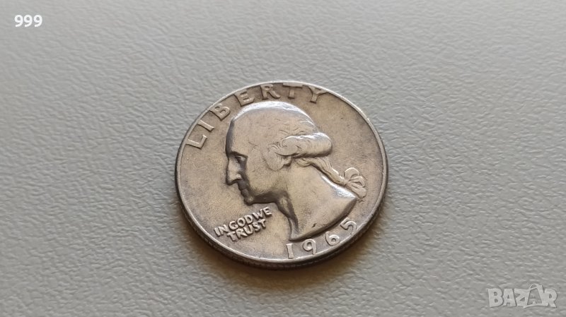 1/4 долар (25 цента) 1965 САЩ, снимка 1