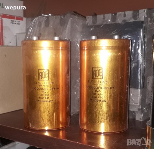 Кондензатори за автомобилен усилват ЕЛКО 150 000 микрофлора 2 бр.ELKO, снимка 1
