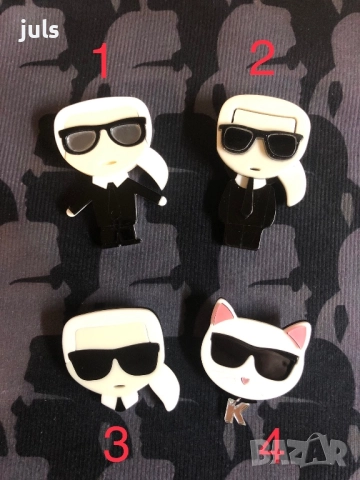 Брошки Karl Lagerfeld, снимка 2 - Други - 52023964