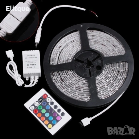 3бр. LED ЛЕНТА 5м. !!2+1 ПОДАРЪК, снимка 7 - Лед осветление - 53102922
