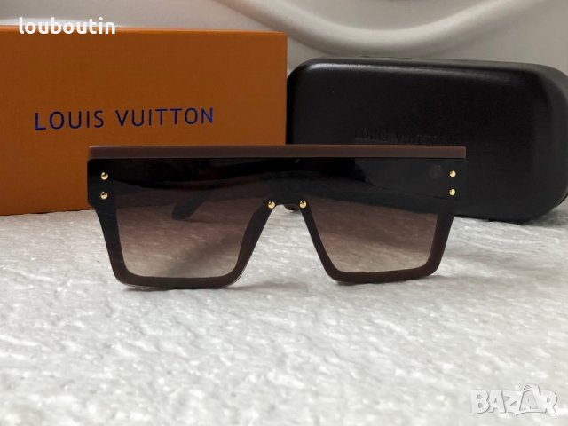 Louis Vuitton 2023 висок клас дамски слънчеви очила маска мъжки унисекс, снимка 7 - Слънчеви и диоптрични очила - 38999265