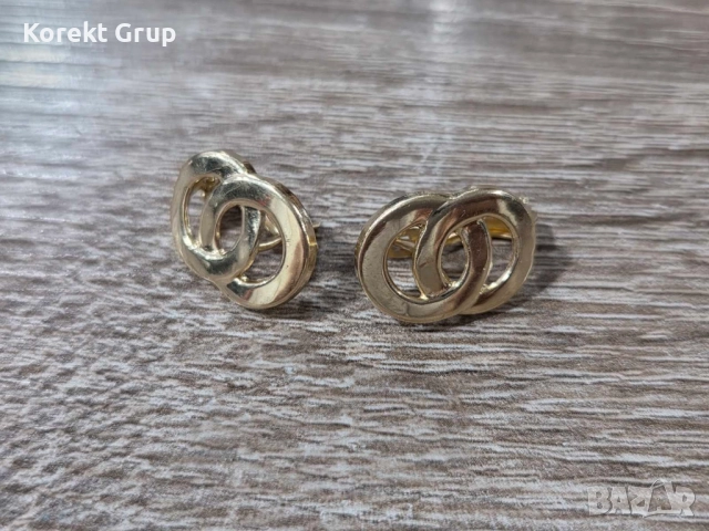 Златни обеци , снимка 2 - Обеци - 52842491