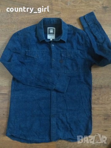 G-Star Raw - Mens Tacoma Long Sleeve Shirt - страхотна мъжка риза, снимка 6 - Ризи - 28801268