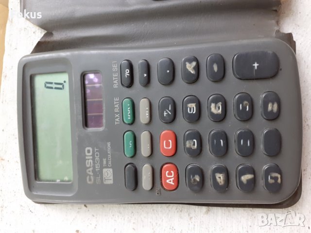 Стар електронен калкулатор Casio, снимка 2 - Антикварни и старинни предмети - 36926655