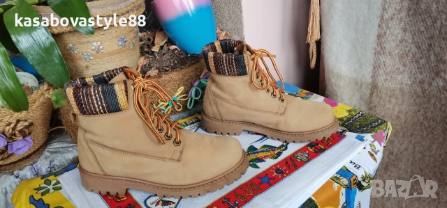 Боти Rypaz Унисекс 37н.Естествена кожа , снимка 4 - Дамски боти - 52794371