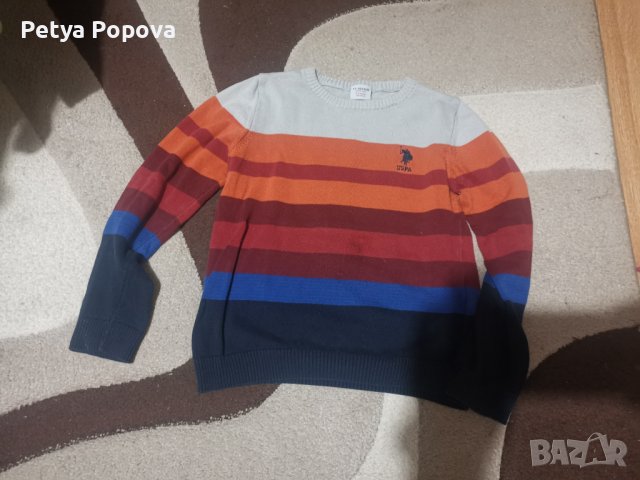  Блуза U. S POLO за дете, снимка 6 - Детски пуловери и жилетки - 39587159