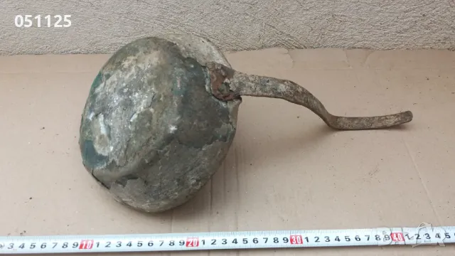 кован бакърен меден тиган , снимка 7 - Антикварни и старинни предмети - 49762196