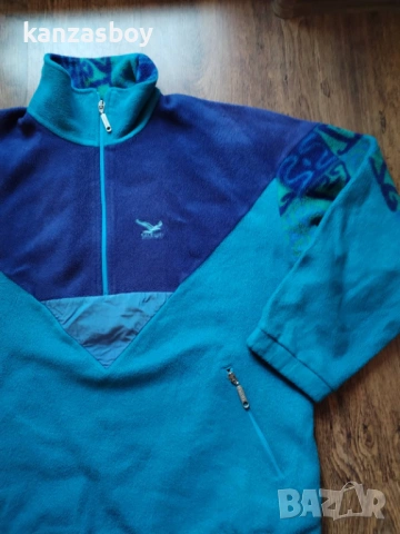 SALEWA VINTAGE FLEECE - винтидж мъжки полар Л , снимка 5 - Блузи - 53276058