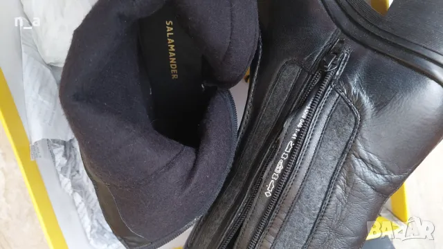 Боти Salamander 38 номер, естествена кожа, снимка 11 - Дамски боти - 49026327