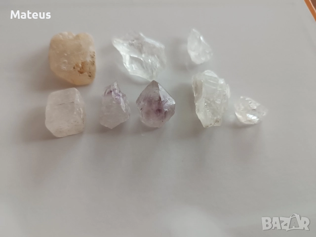 Прозрачен кварц и калцит