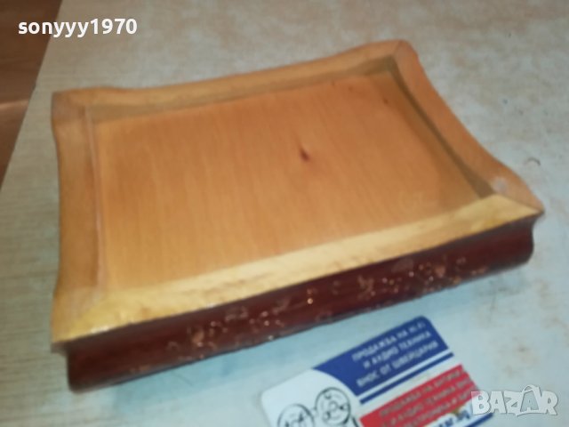 КРАСИВА КУТИЯ ДЪРВО С ИНКРУСТАЦИЯ ЗЛАТО 2612231612, снимка 15 - Антикварни и старинни предмети - 43552644