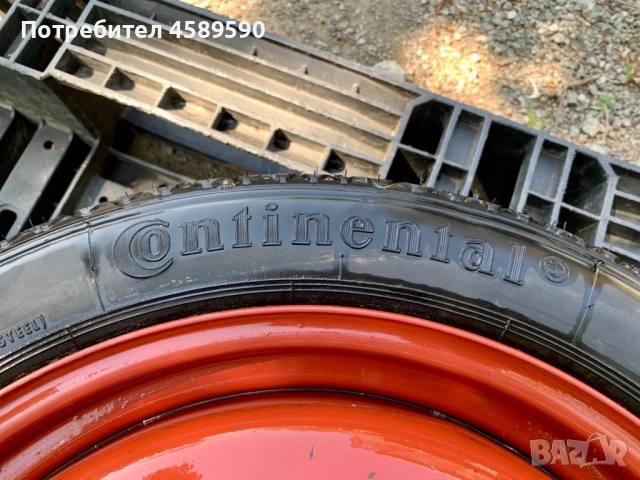 Патерица/Резервна гума Continental 16цола 5x110 за Opel,Saab, снимка 6 - Гуми и джанти - 51809900