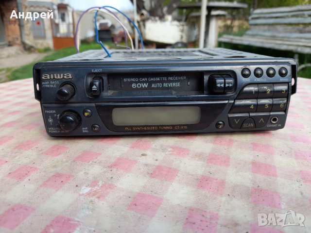 Стар радиокасетофон Aiwa #2, снимка 2 - Антикварни и старинни предмети - 36632019