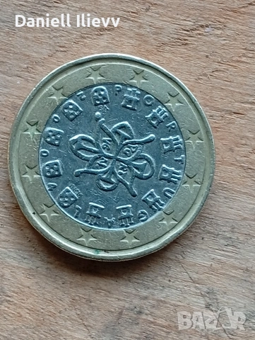 монета от 1 Евро Португалия 2004 , снимка 3 - Нумизматика и бонистика - 53439762