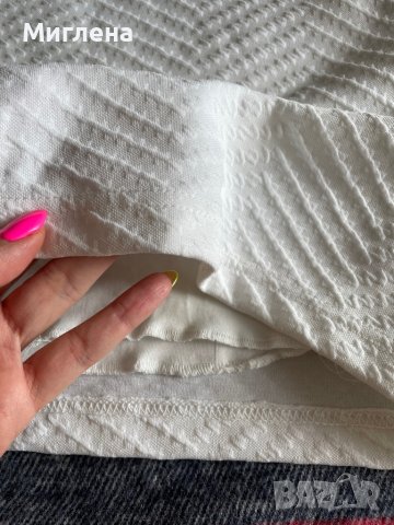 Елегантна бяла рокля AMISU, снимка 10 - Рокли - 37188557