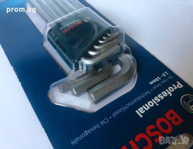 Bosch Professional Torx ключове, еврейска звезда лимбуси, шестостен, снимка 10 - Отвертки - 34585075