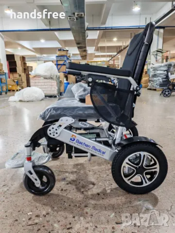 2025 Нова алуминиева сгъваема преносима електрическа инвалидна количка, снимка 11 - Инвалидни колички - 48851286