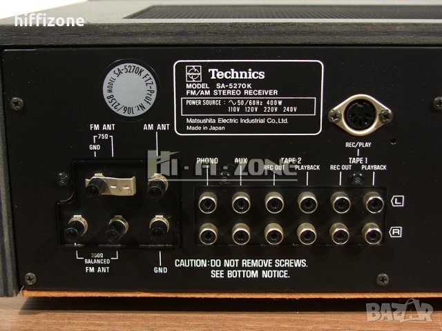 РЕСИВЪР  Technics sa-5270k /1 , снимка 7 - Ресийвъри, усилватели, смесителни пултове - 40330644